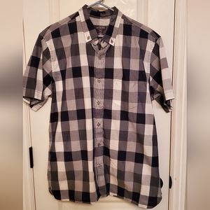 Mens plaid button down shirt